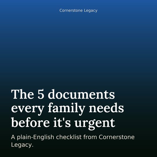 Carousel cover with type set over a photograph
